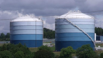 natural gas storage tanks