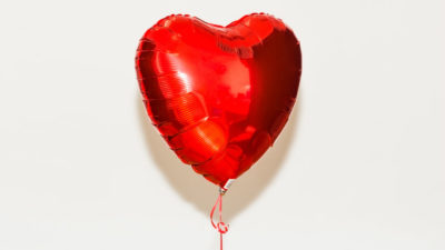 edit Balloon shaped as a heart