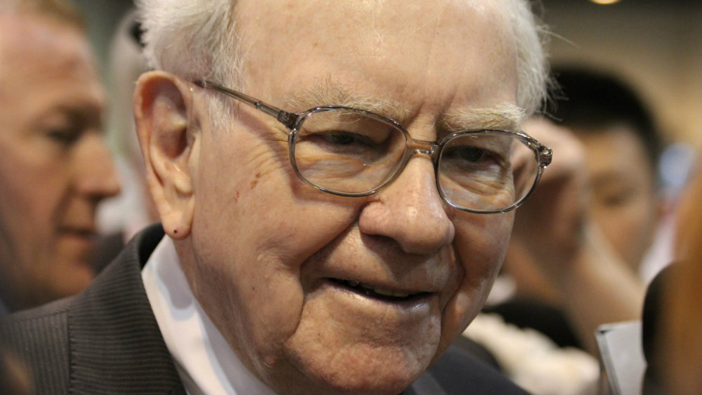 close-up photo of investor Warren Buffett