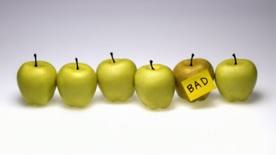 Bad apple with good apples