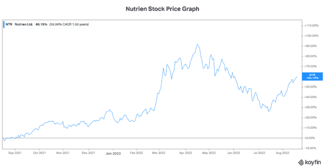 Bargain stocks, nutrien stock