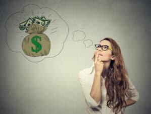 dreaming of financial success