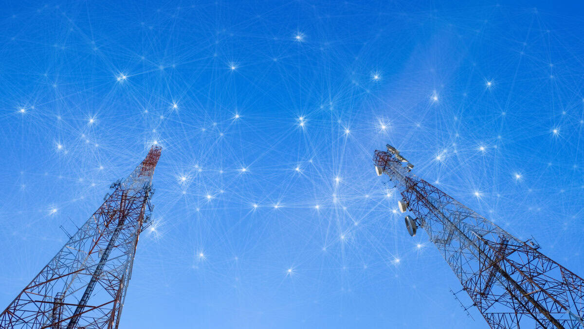 telecom towers concept for wireless technology
